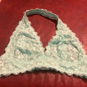 Turquoise free people bralette